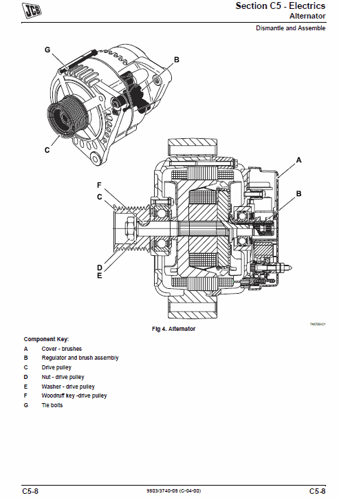 Jcb 506-36, 507-42, 509-42, 510-56, 512-56, 514-56, 516-42 Loadall Service Manual