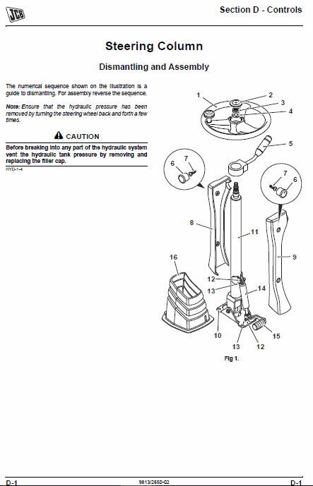 Jcb Js145w, Js160w, Js175w, Js20mh Tier 4 Wheeled Excavator Service Manual