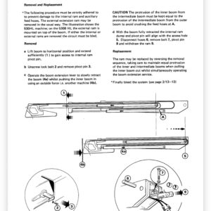 Jcb 520hl/m, 525hl/b, 530hl/b And 540b/bm Loadall Service Manual