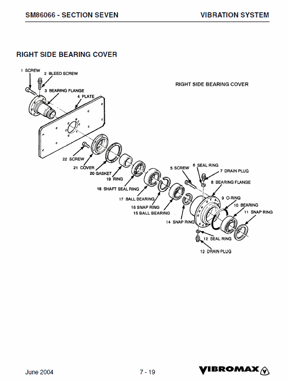 Jcb Vibromax Vm66 Single Drum Roller Service Manual