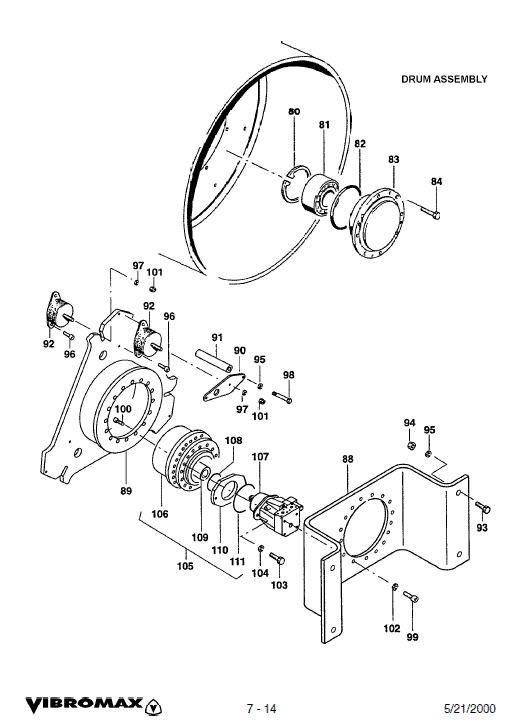 Jcb Vibromax 752c Tandum Drum Roller Service Manual