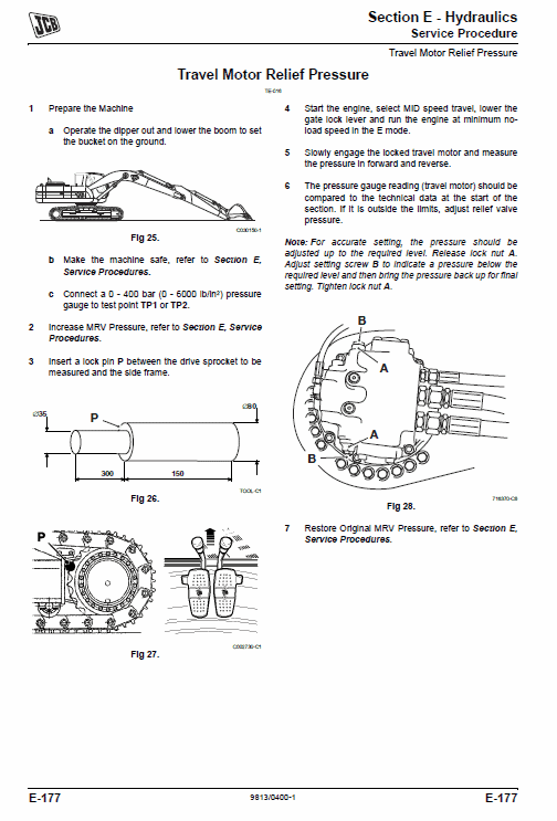 Jcb Js200, Js220, Js235, Js240, Js260 Tier 3 Excavator Service Manual