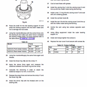 Jcb 514-40 Loadall Telescopic Handlers Service Manual