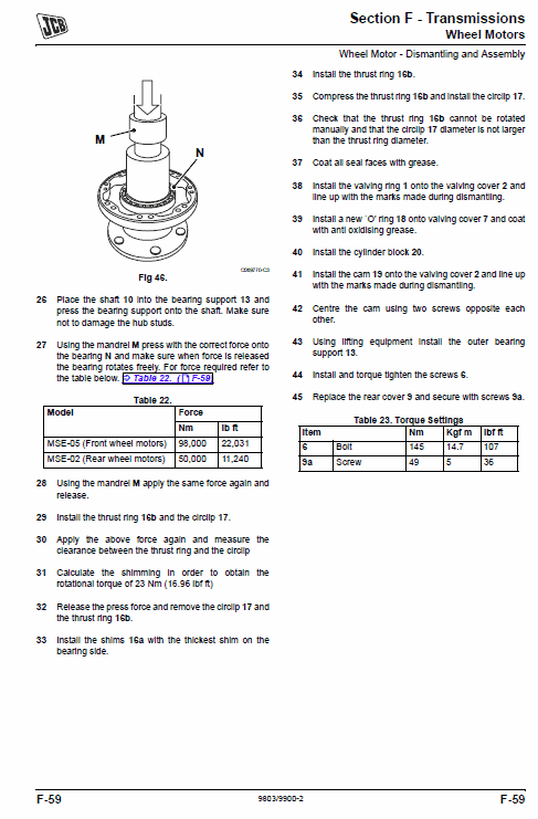 Jcb 514-40 Loadall Telescopic Handlers Service Manual