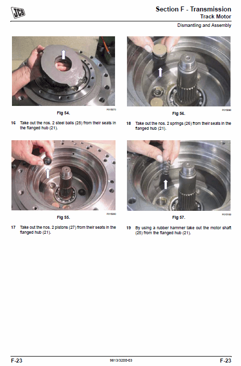 Jcb Js115, Js130, Js145, Js160, Js180, Js190, Js200, Js210, Js220, Js235 Excavator Manual