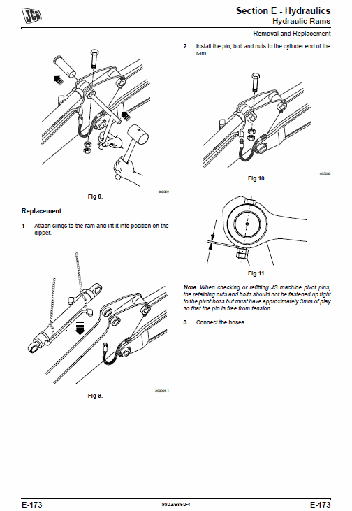 Jcb Js115, Js130, Js145 Tier 3 Auto Excavator Service Manual