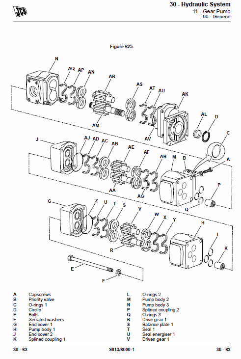 Jcb 526-56 Loadall Telescopic Handlers Service Manual