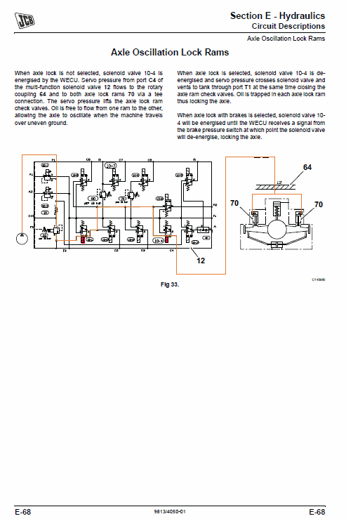 Jcb Js200w Wheeled Excavator Service Manual