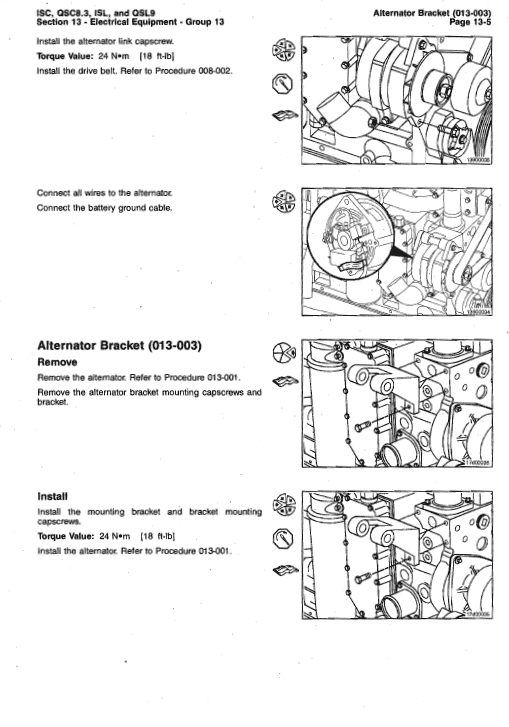 Cummins Isc, Qsc8.3, Isl And Qsl9 Engines Shop Service Manual