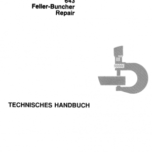 John Deere 643 Feller Buncher Service Manual