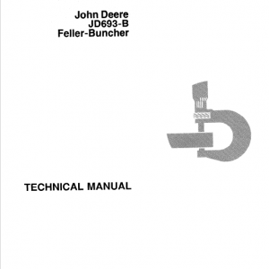 John Deere 693b Feller Buncher Service Manual Tm-1170