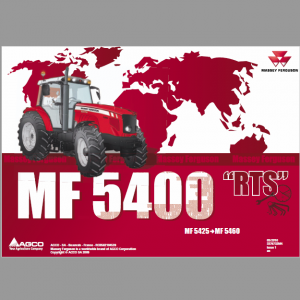 Massey Ferguson 5425, 5435, 5445, 5460, 5465, 5470, 5475, 5480 Tractors Workshop Manual