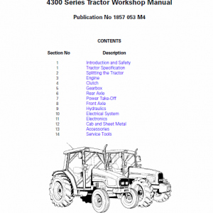 Massey Ferguson 4345, 4355, 4360, 4365, 4370 Tractor Service Manual