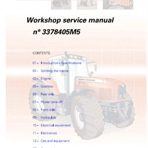 Massey Ferguson 6485, 6490, 6495, 6497, 6499 Tractor Service Manual