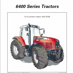 Massey Ferguson 6485, 6490, 6495, 6497, 6499 Tractor Service Manual