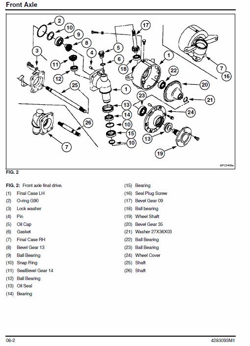 Massey Ferguson Gc2400, Gc2410, Gc2600, Gc2610 Tractors Service Workshop Manual