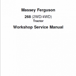 Massey Ferguson Mf 268 (2wd/4wd) Tractor Service Manual