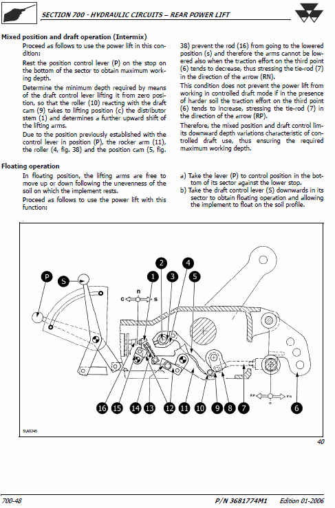 Massey Ferguson 2430, 2435, 2440 Tractor Service Manual