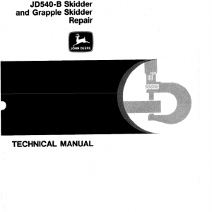 John Deere 540b Skidder Service Manual Tm-1139