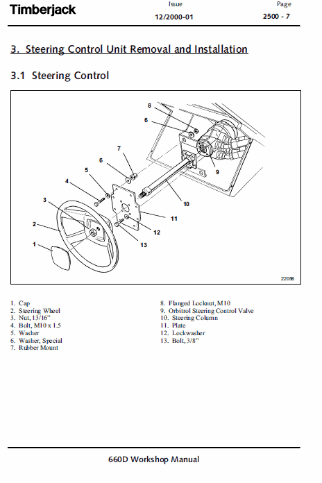 John Deere 660d Skidder Service Manual Tm-1124