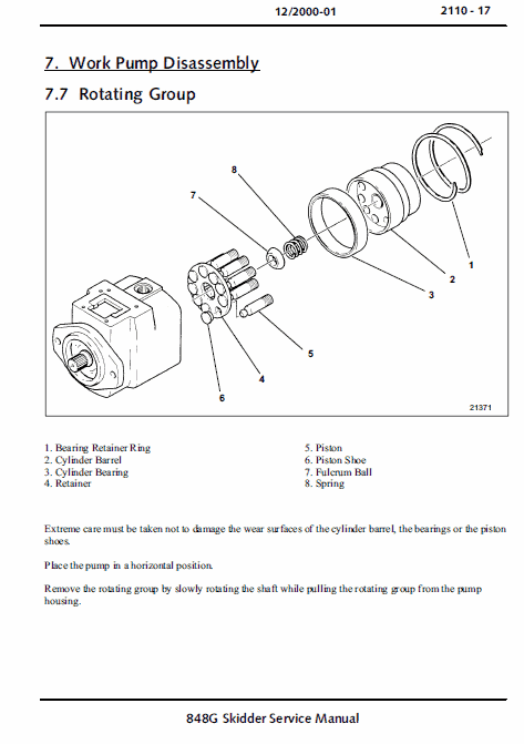 John Deere 848g Skidder Service Manual Tm-1898