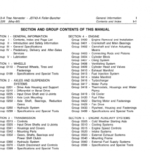 John Deere 743a Harvester & Feller-buncher Service Manual Tm-1226