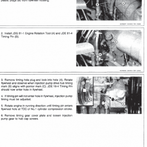 John Deere 8450, 8650 Tractor Service Manual Tm-1355