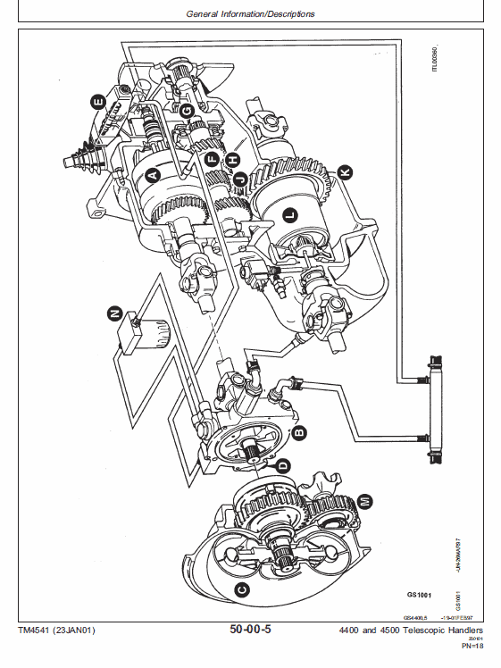 John Deere 4400 And 4500 Telescopic Handlers Service Manual