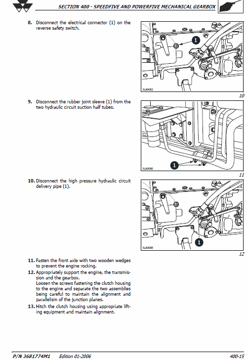 Massey Ferguson 2430, 2435, 2440 Tractor Service Manual