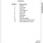 Massey Ferguson 2605, 2615 Tractor Service Manual