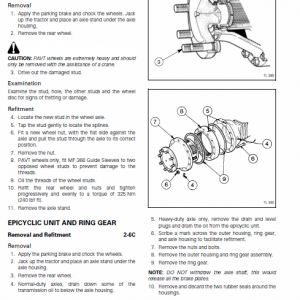 Massey Ferguson 4255, 4260, 4270 Tractor Service Manual