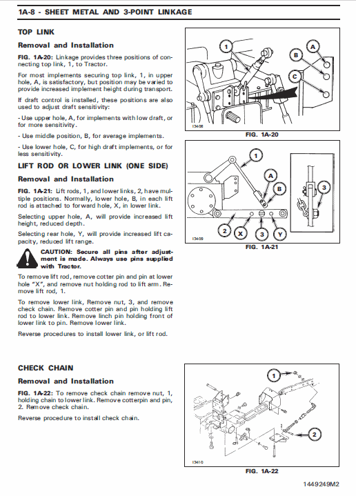 Massey Ferguson 1125, 1140, 1145, 1240, 1250, 1260 Tractors Workshop Manual