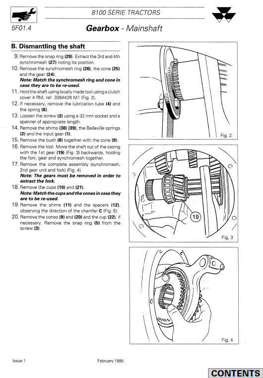 Massey Ferguson 8110, 8120, 8130 Tractor Service Manual