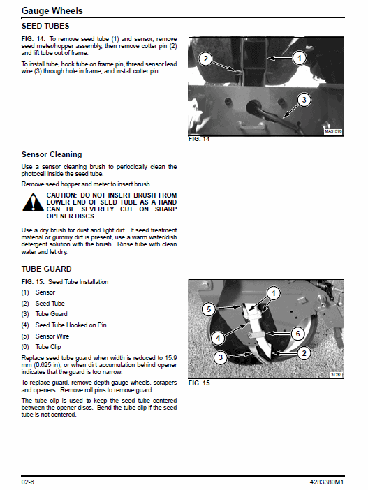 Massey Ferguson 8816, 8824 Planter Service Manual