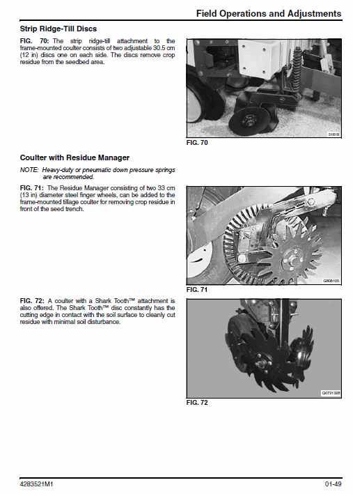 Massey Ferguson 9812 Planter Service Manual