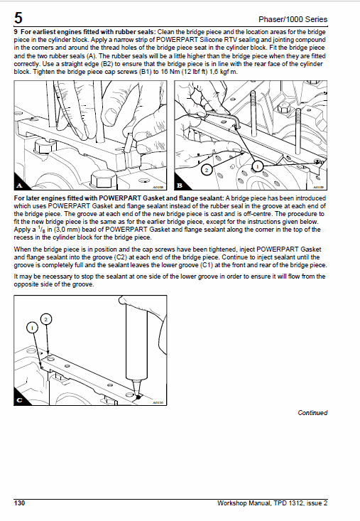 Perkins Engines Phaser And 1000 Series Workshop Repair Service Manual