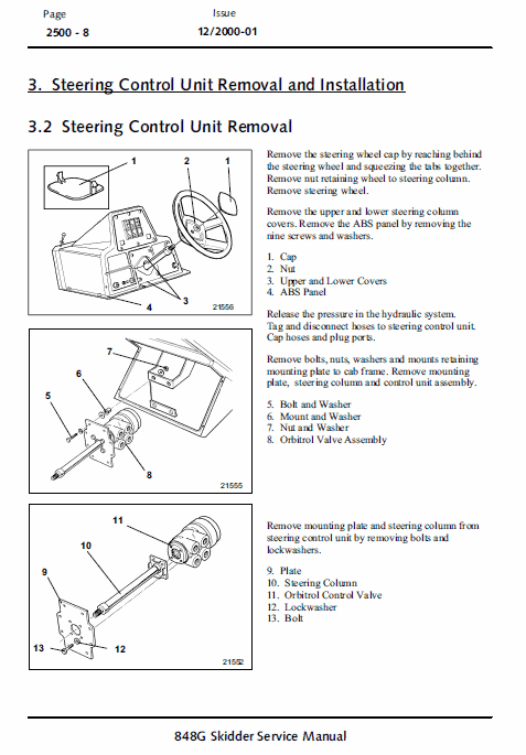 John Deere 848g Skidder Service Manual Tm-1898