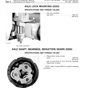 John Deere 743a Harvester & Feller-buncher Service Manual Tm-1226