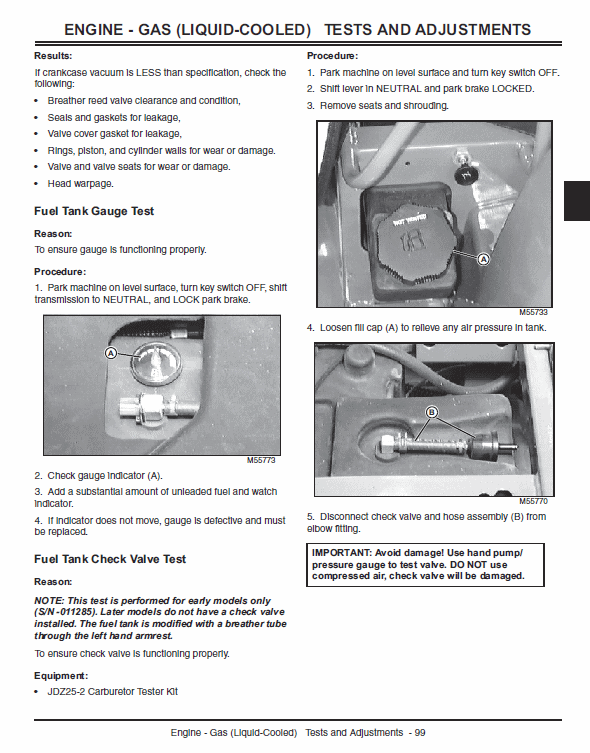 John Deere Gator 4×2 And 4×6 Service Manual