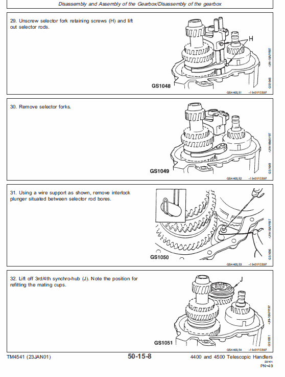 John Deere 4400 And 4500 Telescopic Handlers Service Manual