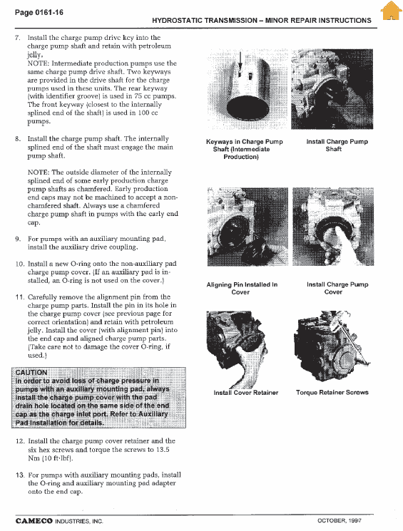 Cameco Sp1800b Loader Repair Service Manual