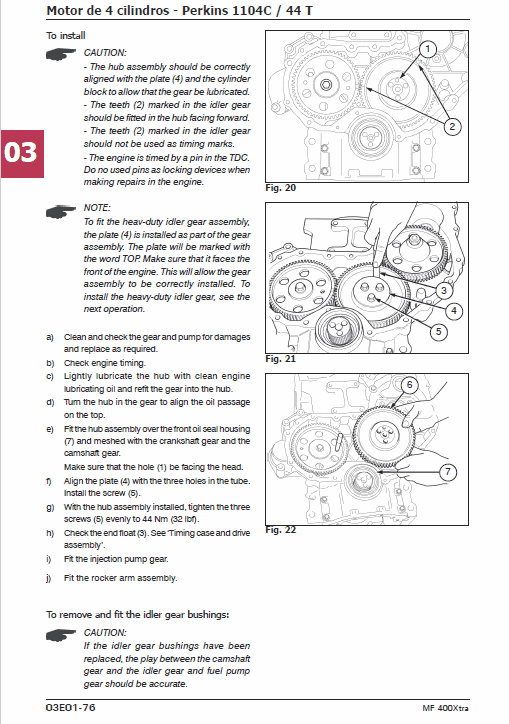 Massey Ferguson 425x, 435x, 440x, 445x, 455x Tractor Service Manual