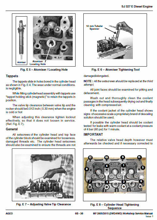 Massey Ferguson Mf 240, 240s Tractor Service Manual