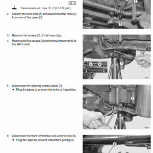 Massey Ferguson 2405, 2410, 2415 Tractor Service Manual