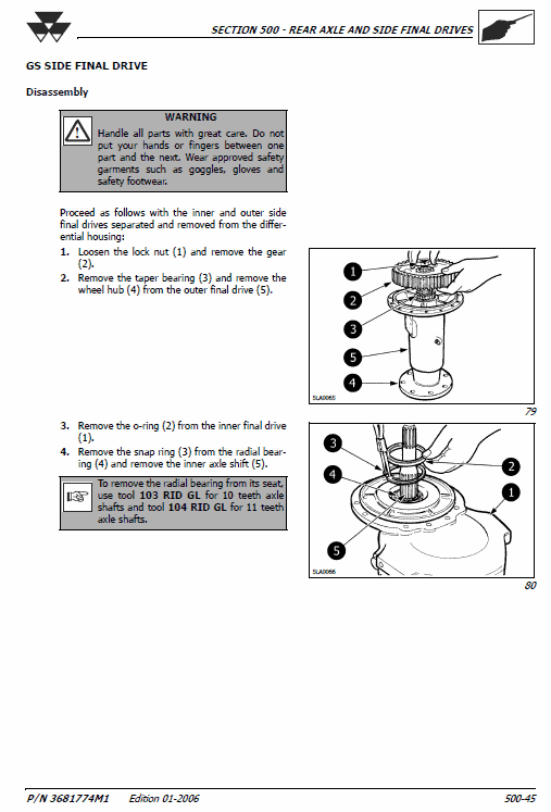 Massey Ferguson 2430, 2435, 2440 Tractor Service Manual