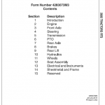 Massey Ferguson 2605, 2615 Tractor Service Manual