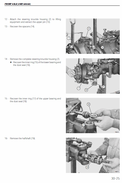 Massey Ferguson 3425s, 3435s, 3445s, 3455s Tractor Service Manual