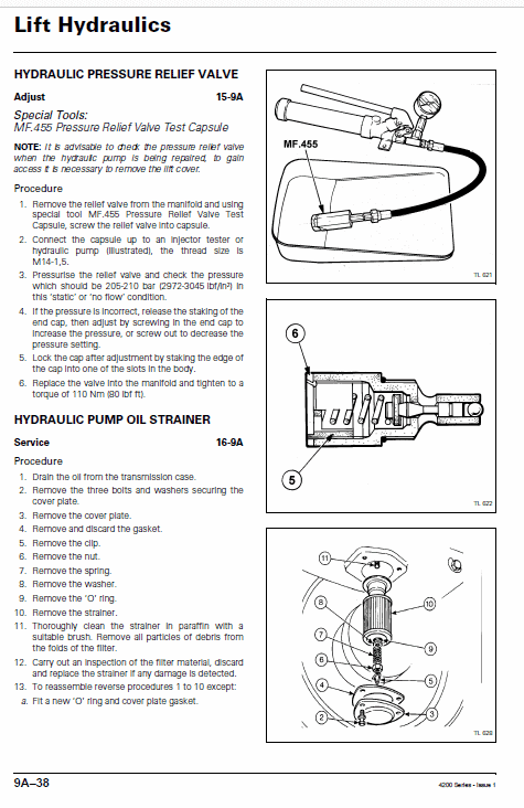 Massey Ferguson 4255, 4260, 4270 Tractor Service Manual