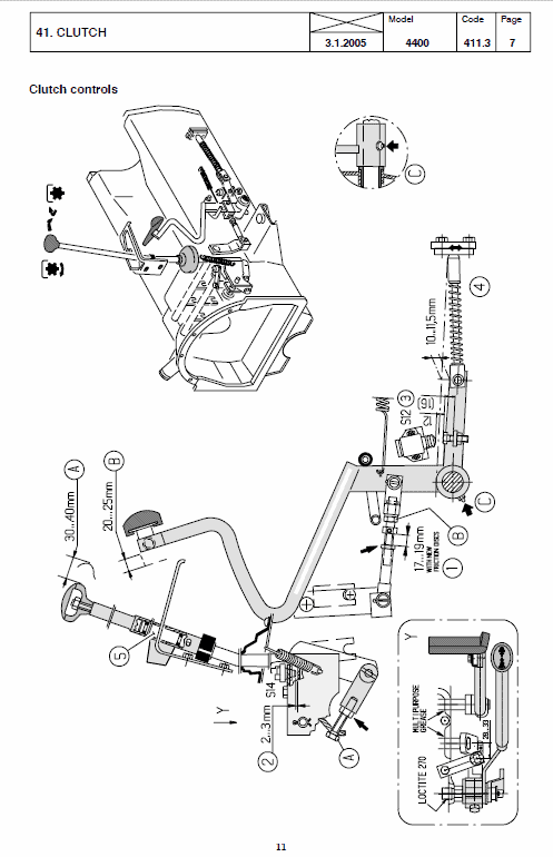 Massey Ferguson 4435, 4445, 4455 Tractor Service Manual