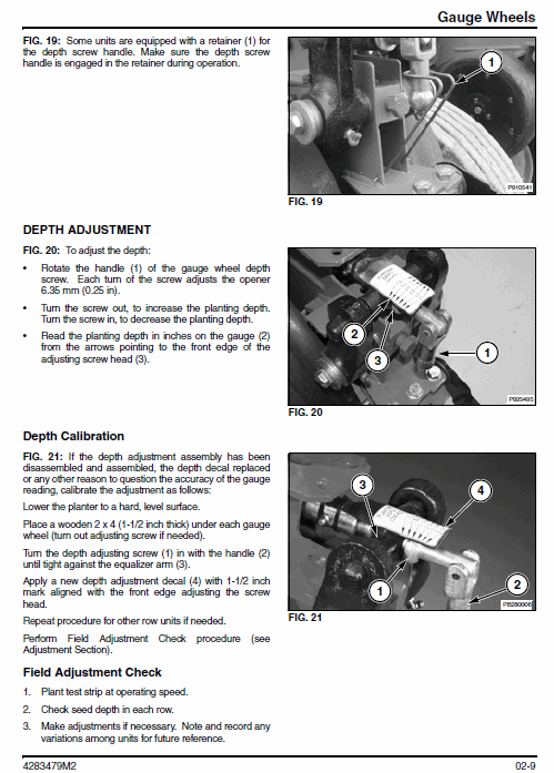 Massey Ferguson 8936 Planter Repair Service Manual